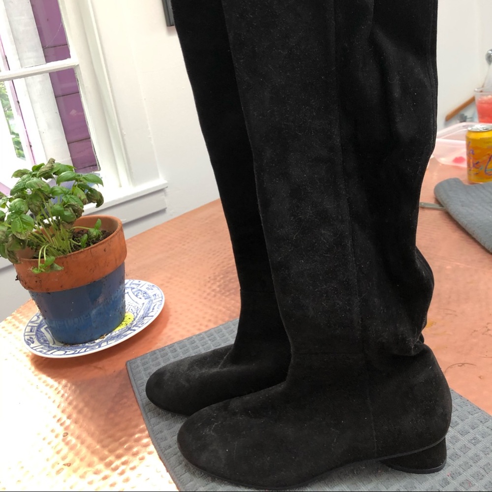 Stuart Weitzman over-the-knee suede boots